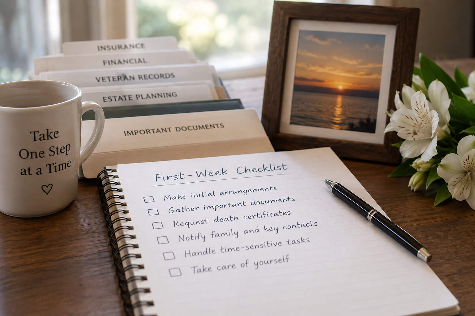 What to Do When a Loved One Dies in Florida: A Practical First-Week Checklist